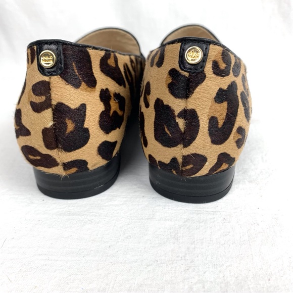 COLE HAAN “The Go To Pearson” Genuine Calf Hair Leopard Print Flats Loafers sz 6 - Picture 8 of 11